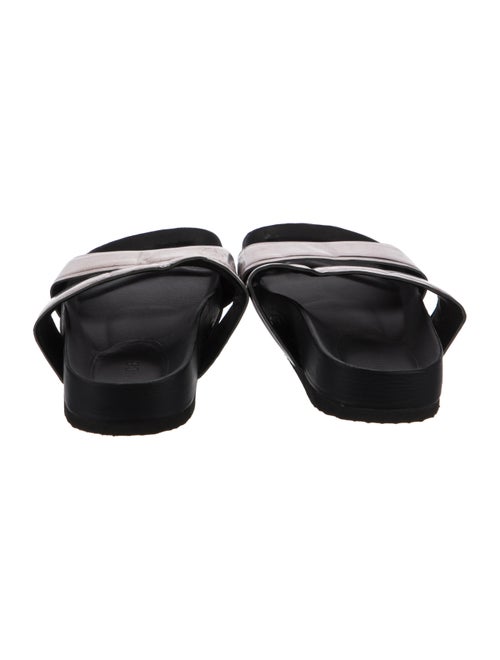 Vince Patent Leather Slides