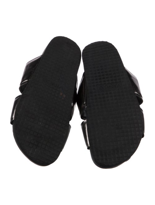 Vince Patent Leather Slides