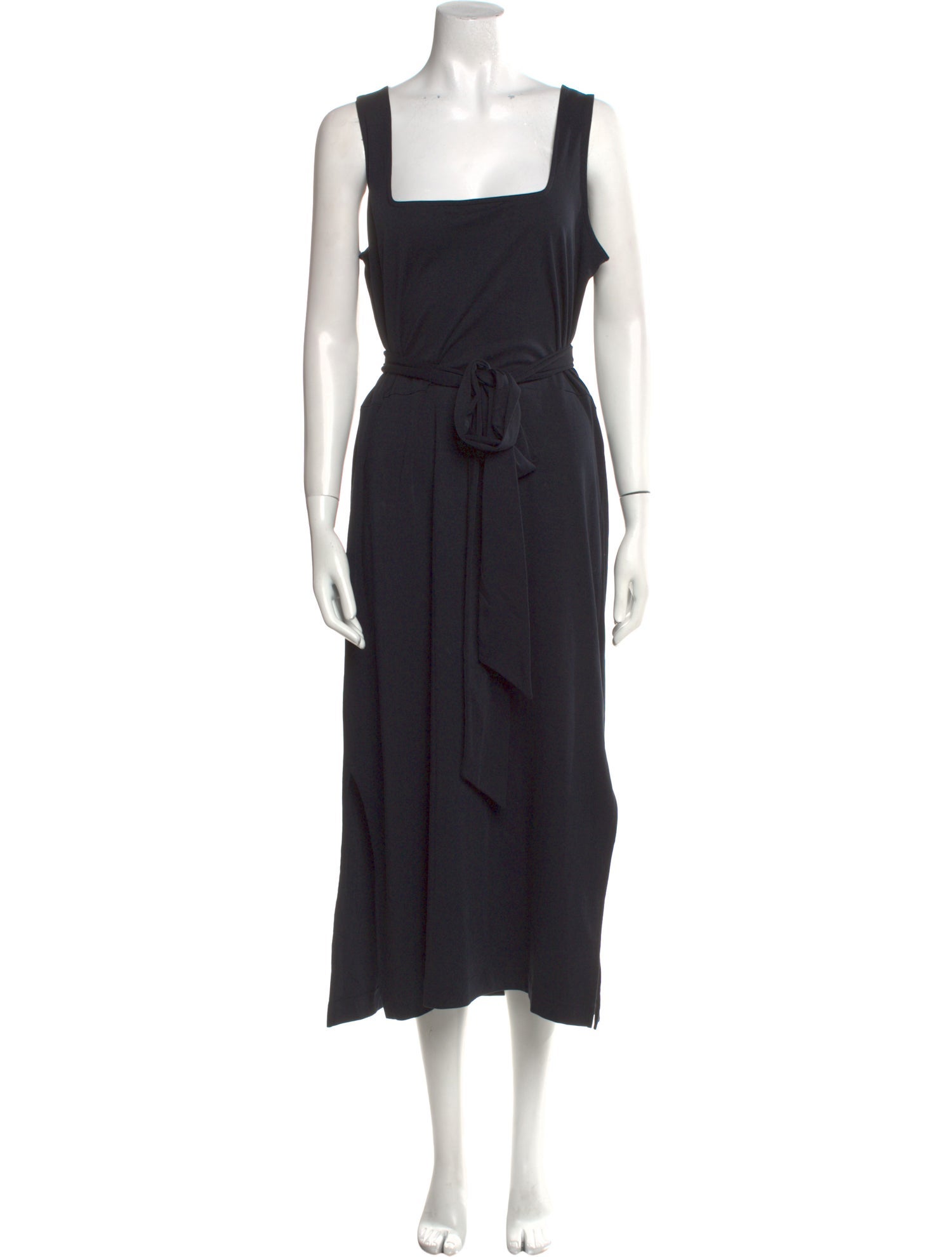 Vince Square Neckline Long Dress