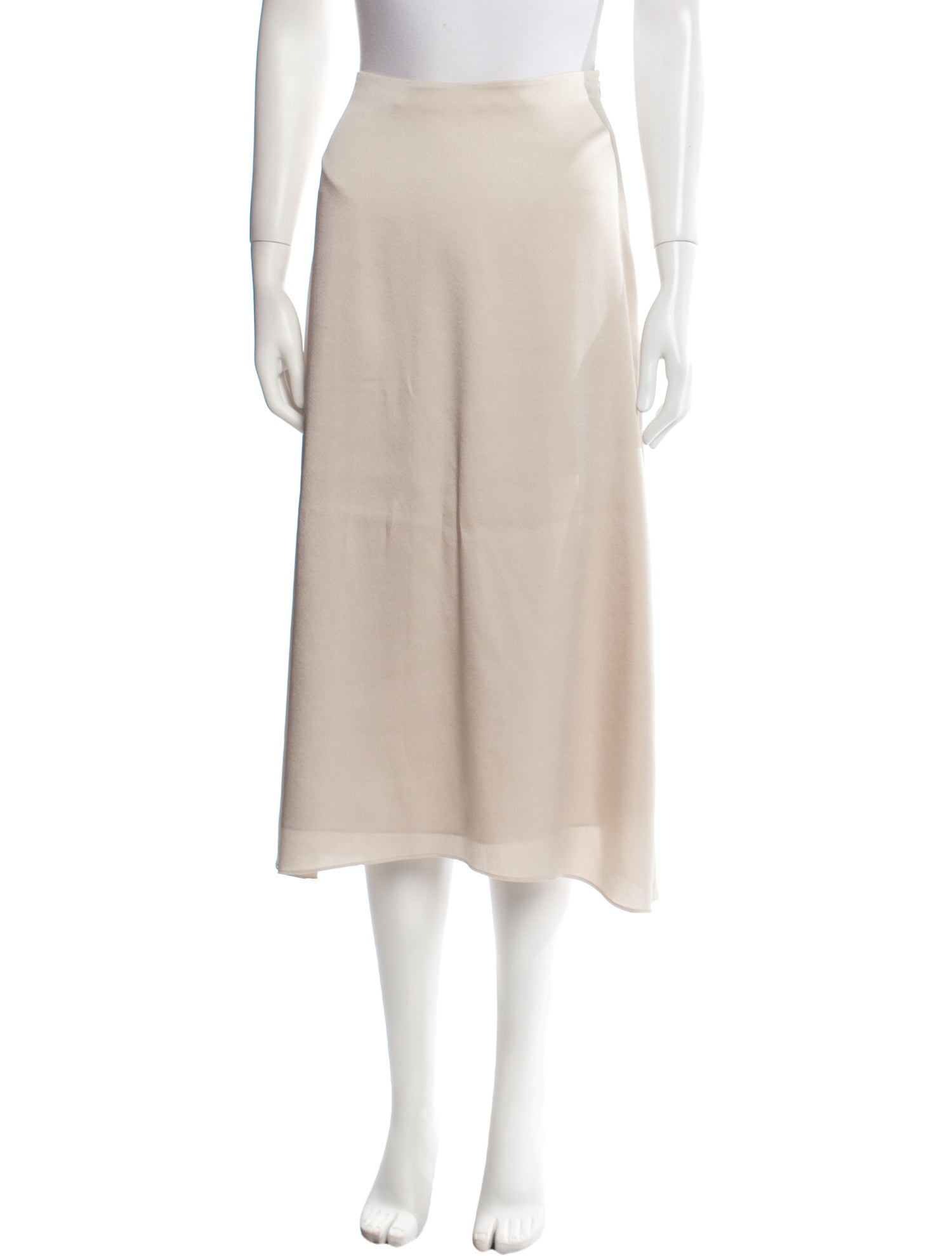 Vince Ruffle Embellishment Midi Length Skirt