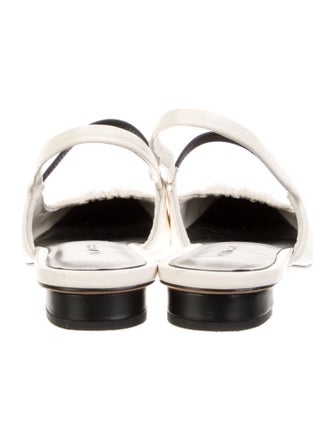 Vince Leather Slingback Flats