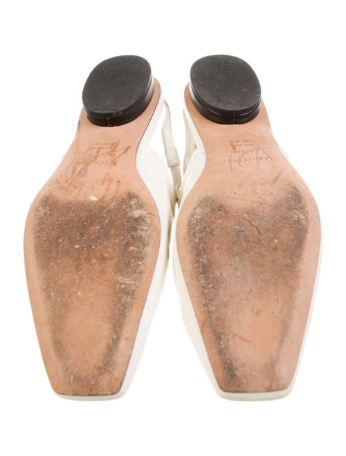 Vince Leather Slingback Flats