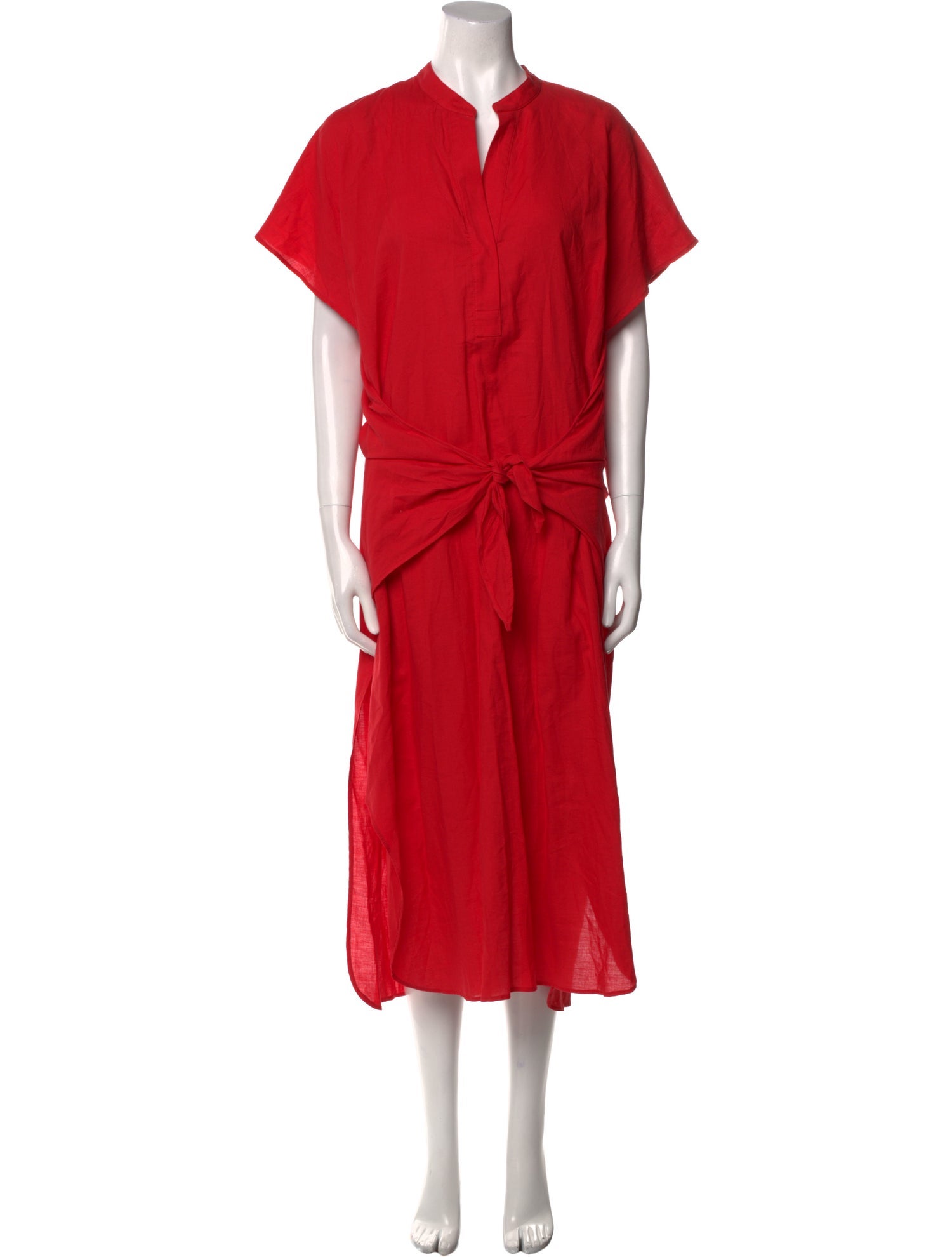 Vince V-Neck Long Dress