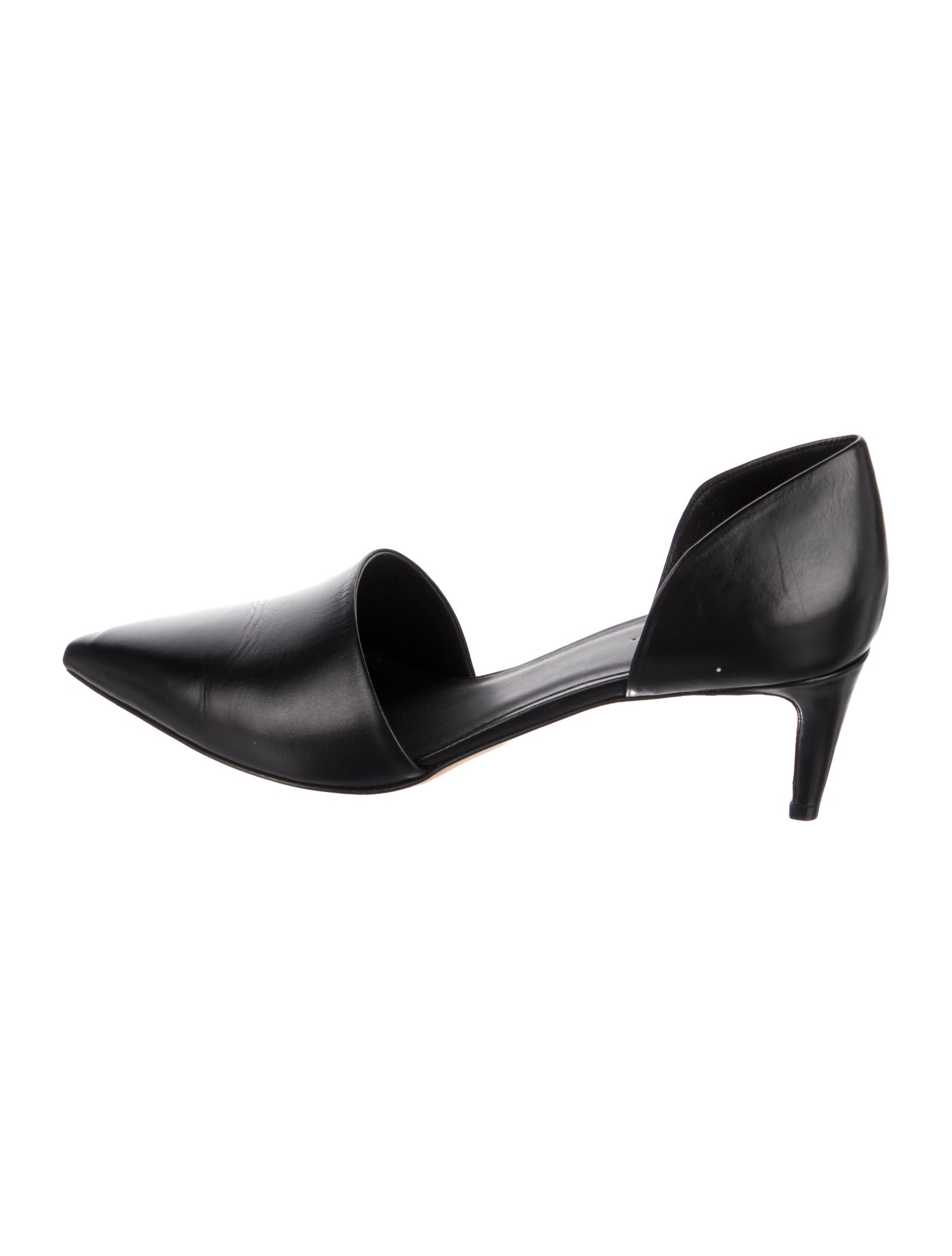 Vince Leather D'Orsay Pumps