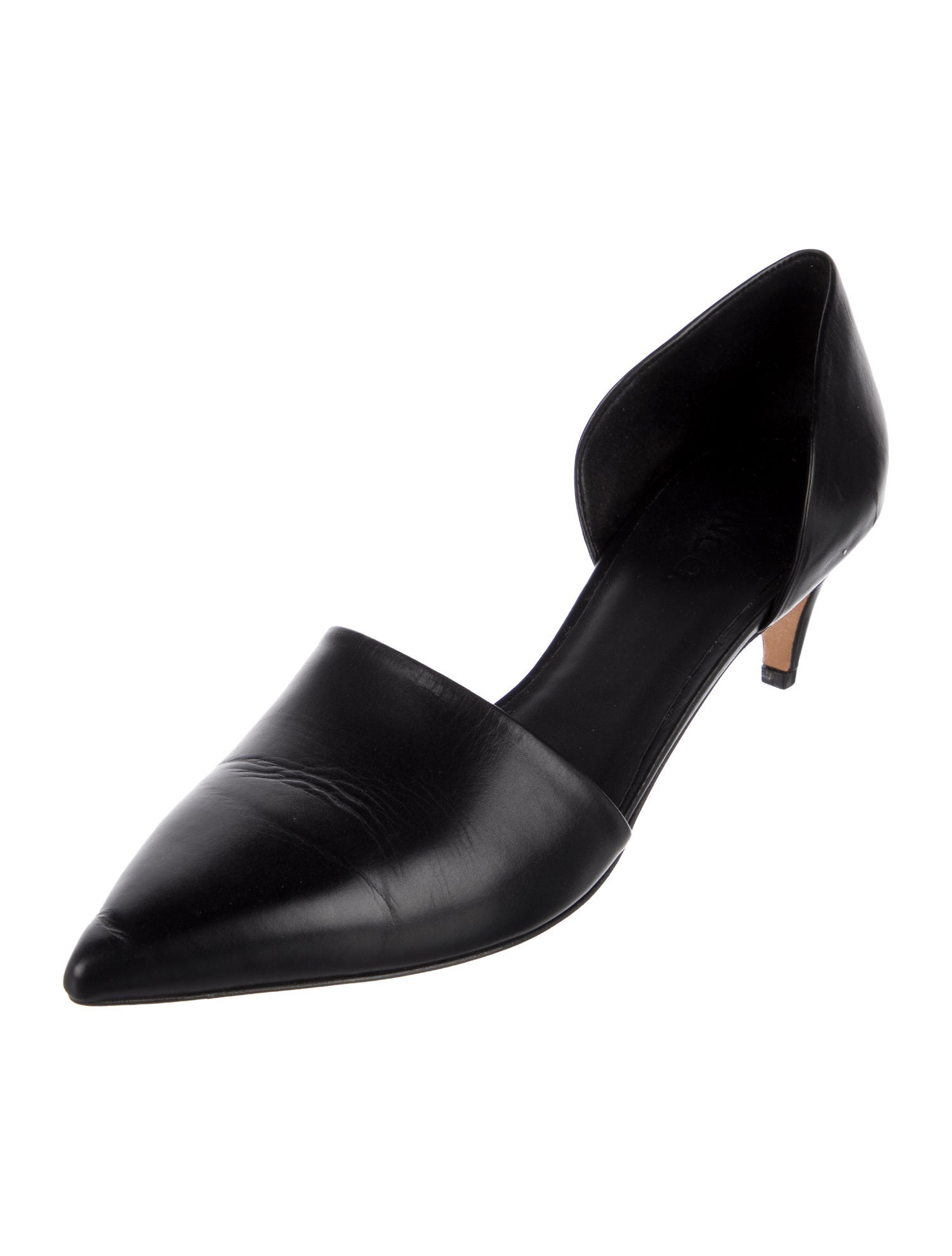 Vince Leather D'Orsay Pumps