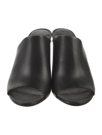 Vince Leather Slides