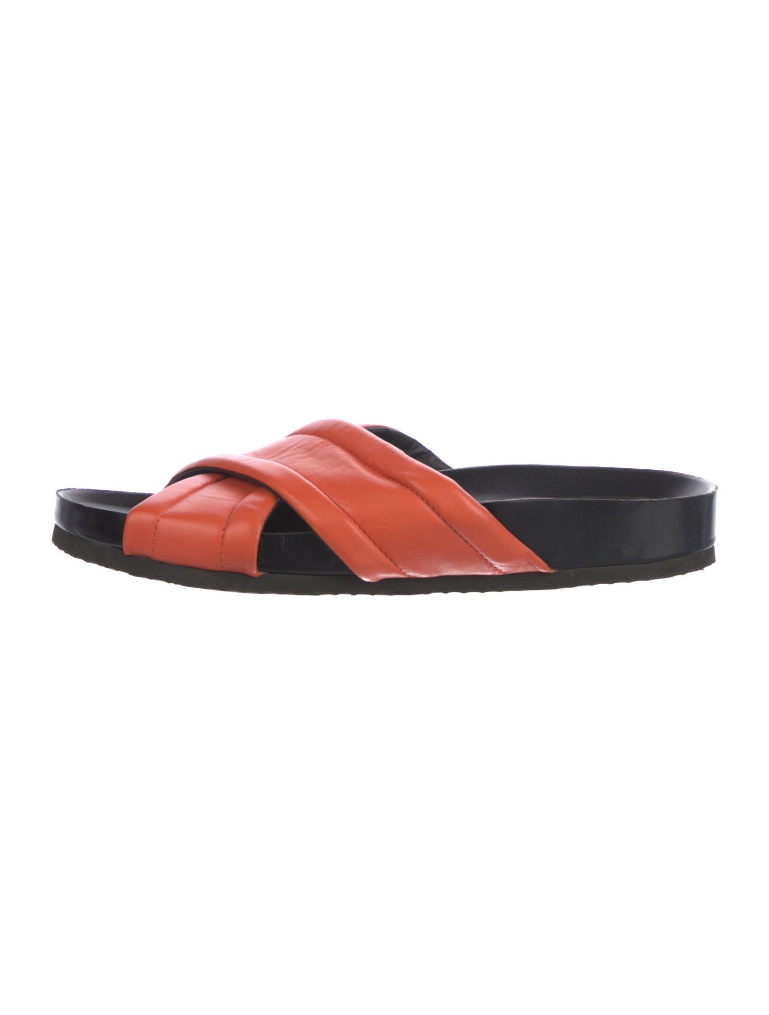 Vince Leather Slides