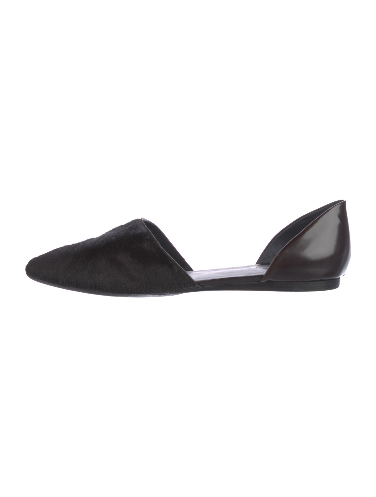 Vince Patent Leather D'Orsay Flats