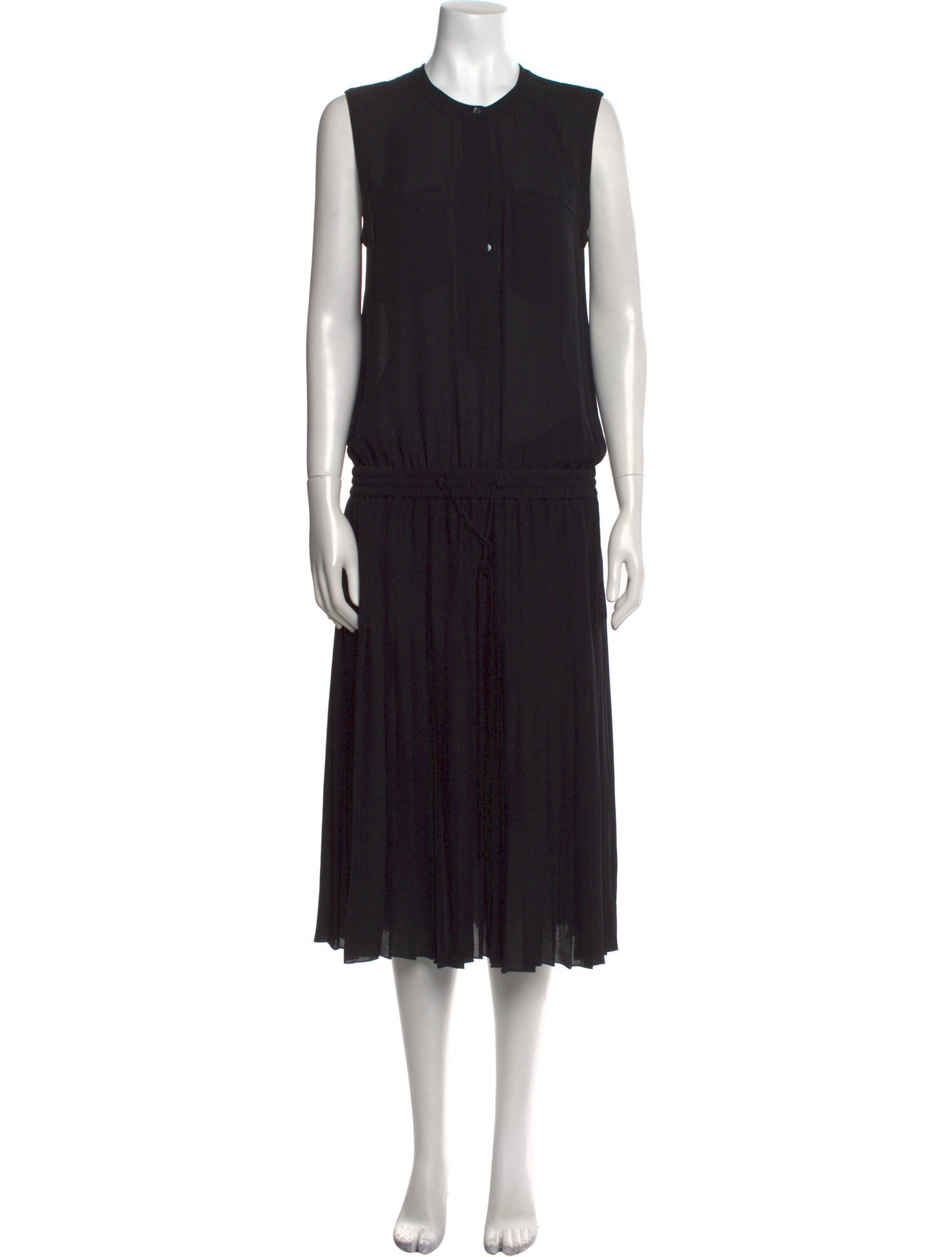 Vince Crew Neck Midi Length Dress