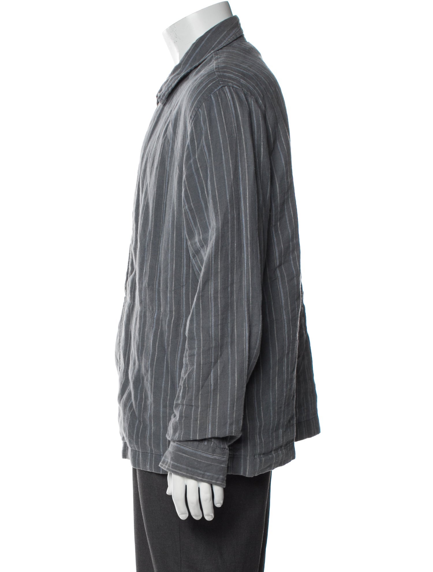 Vince Hemp Striped Windbreaker