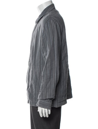 Vince Hemp Striped Windbreaker