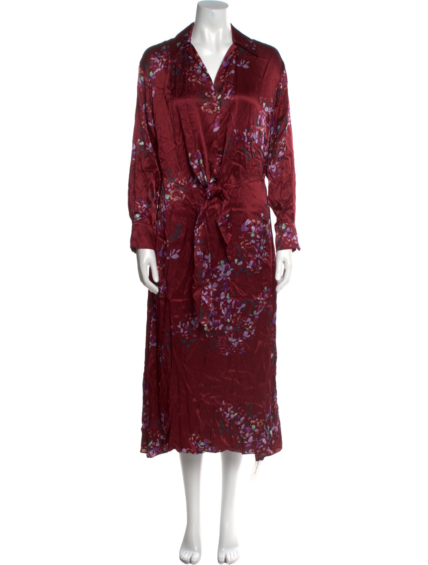 Vince Printed Long Dress