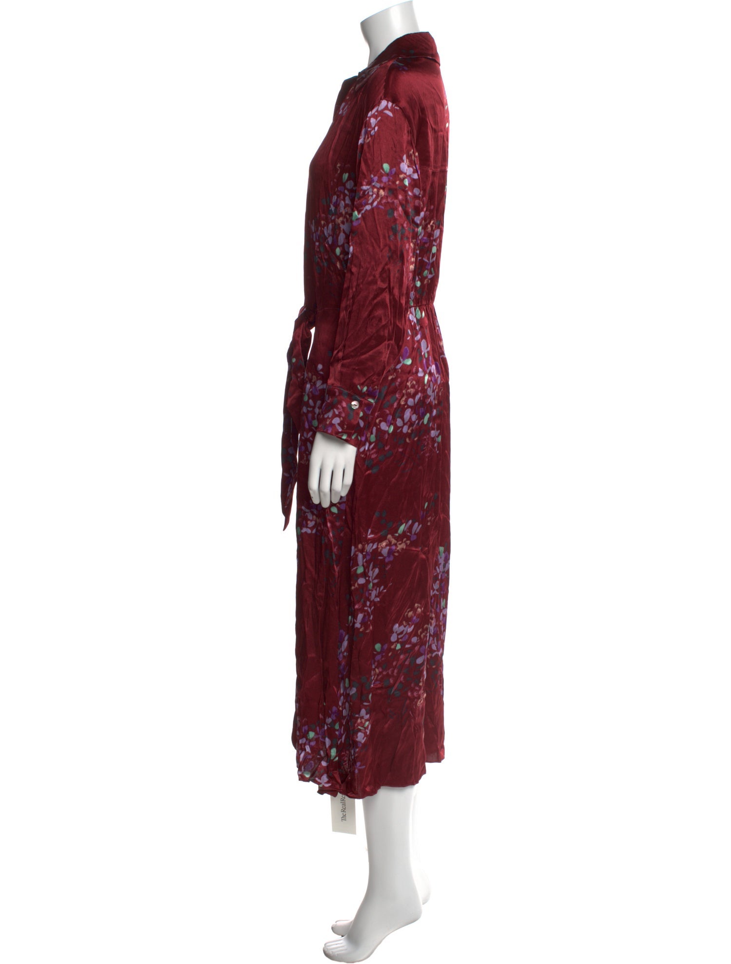 Vince Printed Long Dress