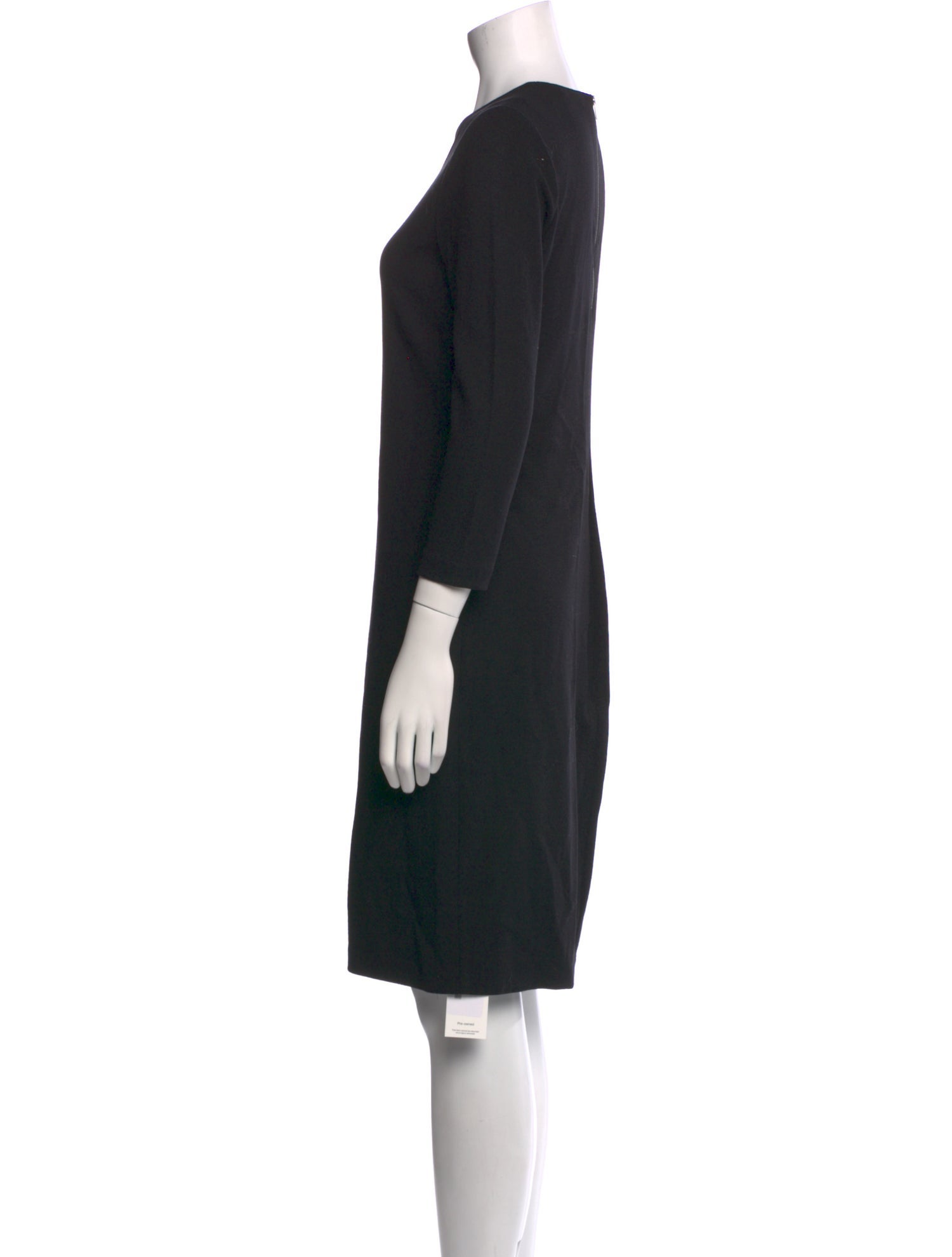 Vince Crew Neck Knee-Length Dress