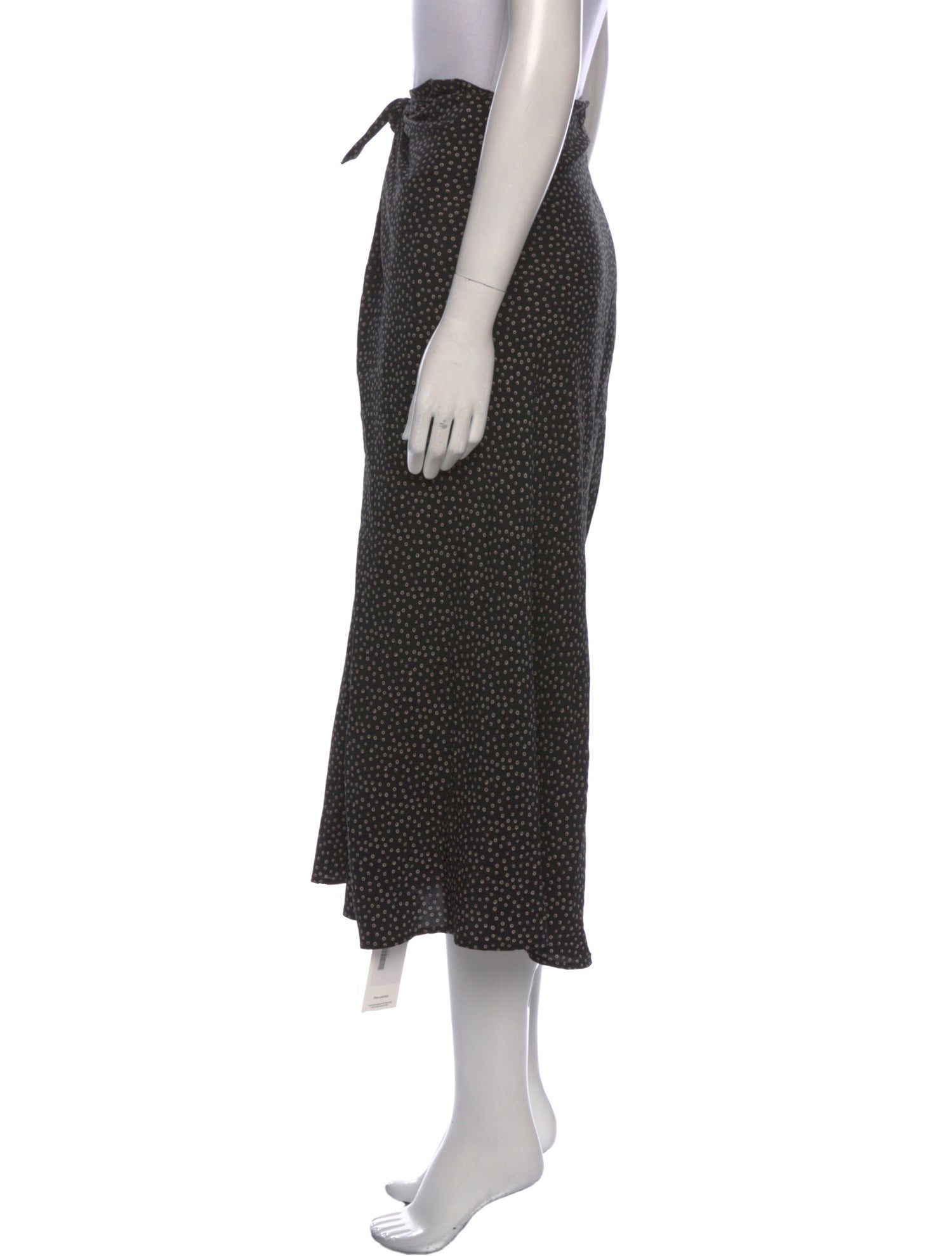 Vince Silk Midi Length Skirt