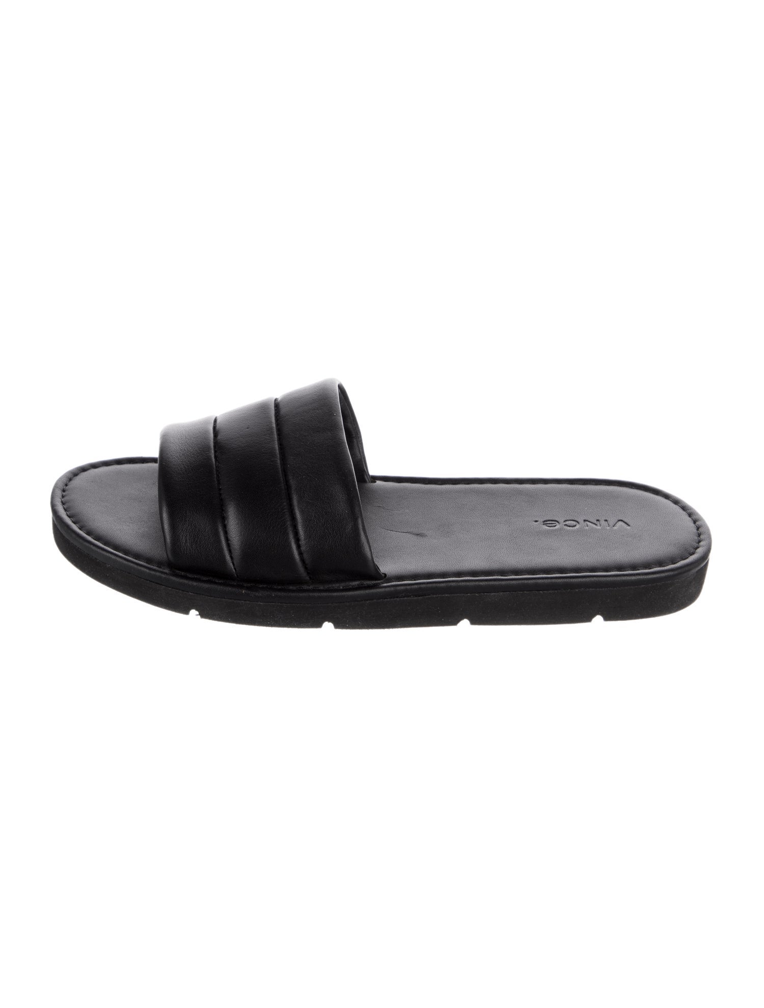 Vince Leather Slides