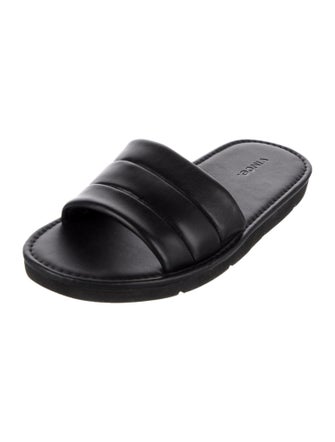 Vince Leather Slides
