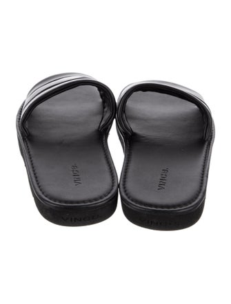 Vince Leather Slides