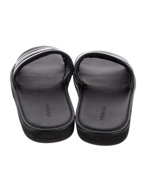 Vince Leather Slides