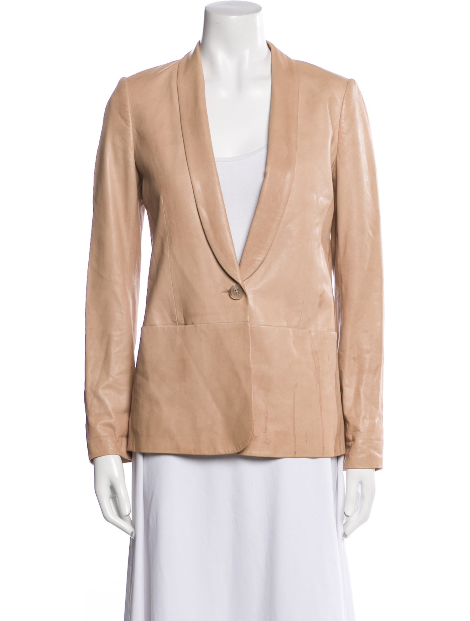 Vince Leather Blazer