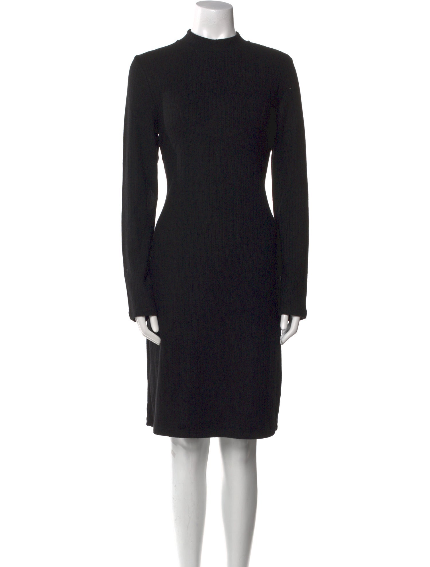 Vince Mock Neck Knee-Length Dress