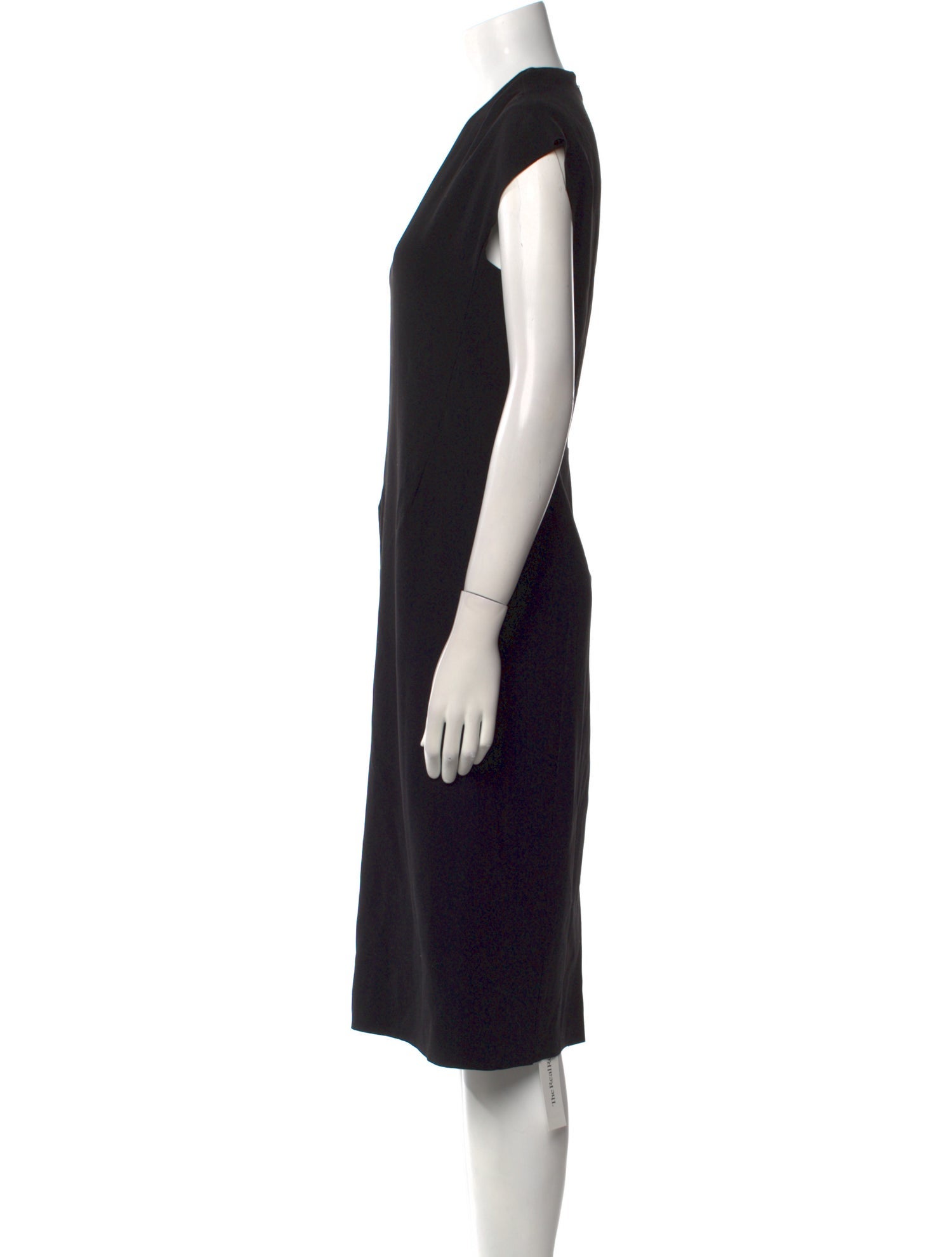 Vince V-Neck Midi Length Dress