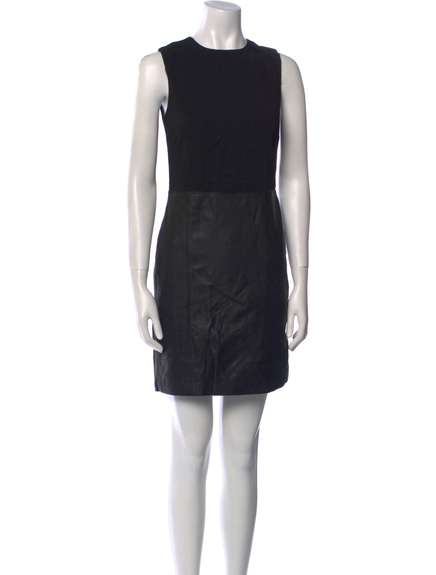 Vince Crew Neck Mini Dress