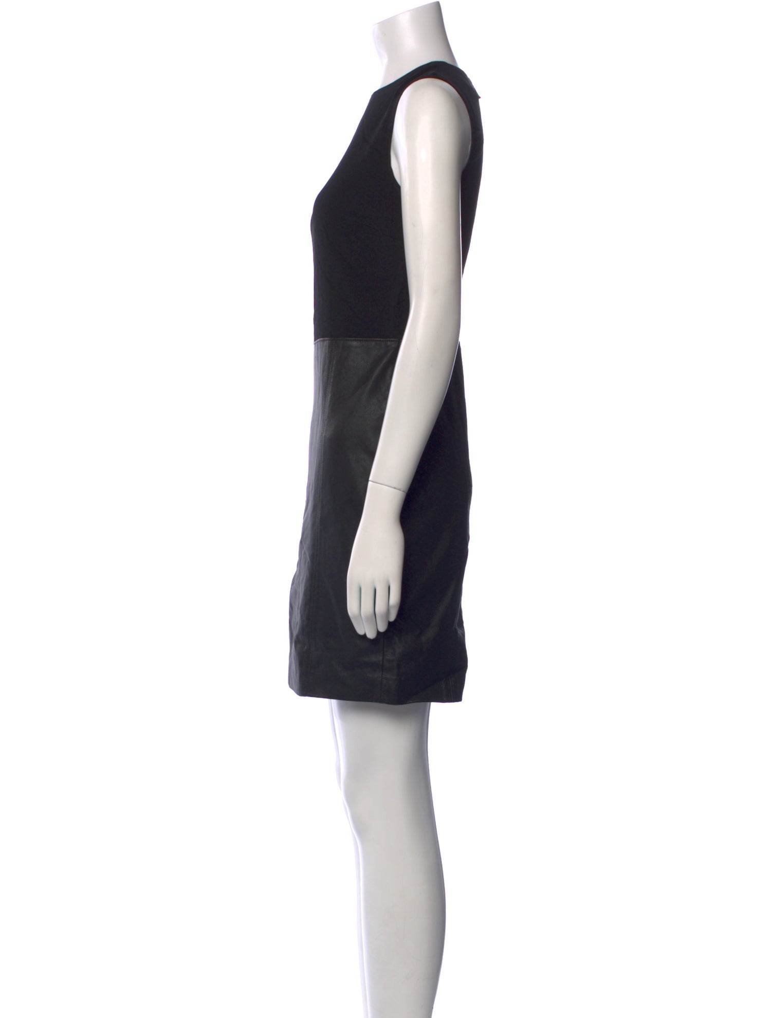 Vince Crew Neck Mini Dress