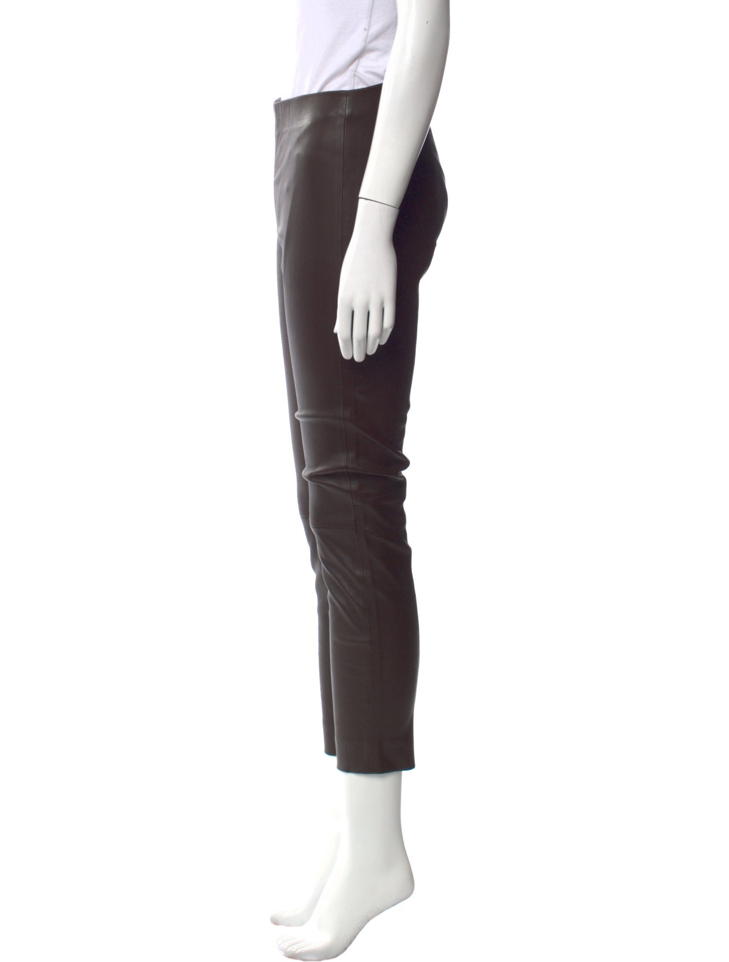 Vince Leather Skinny Leg Pants