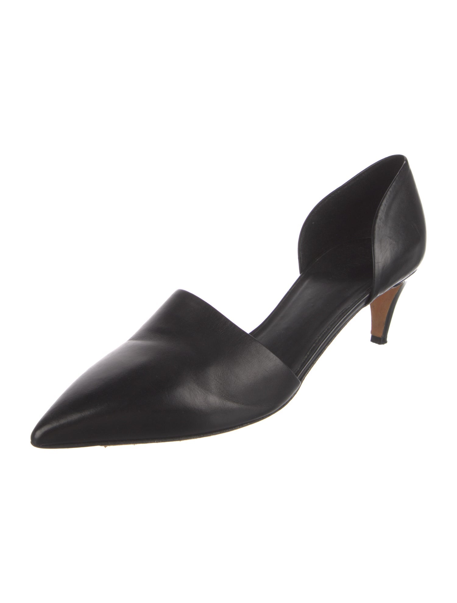 Vince Leather D'Orsay Pumps