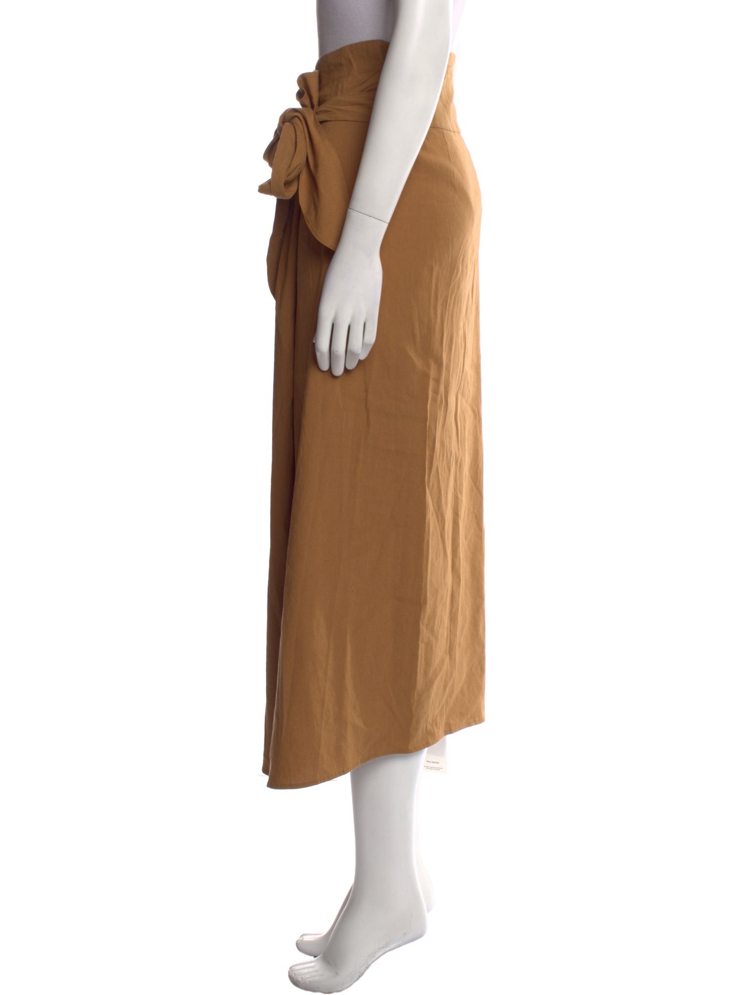 Vince Linen Midi Length Skirt