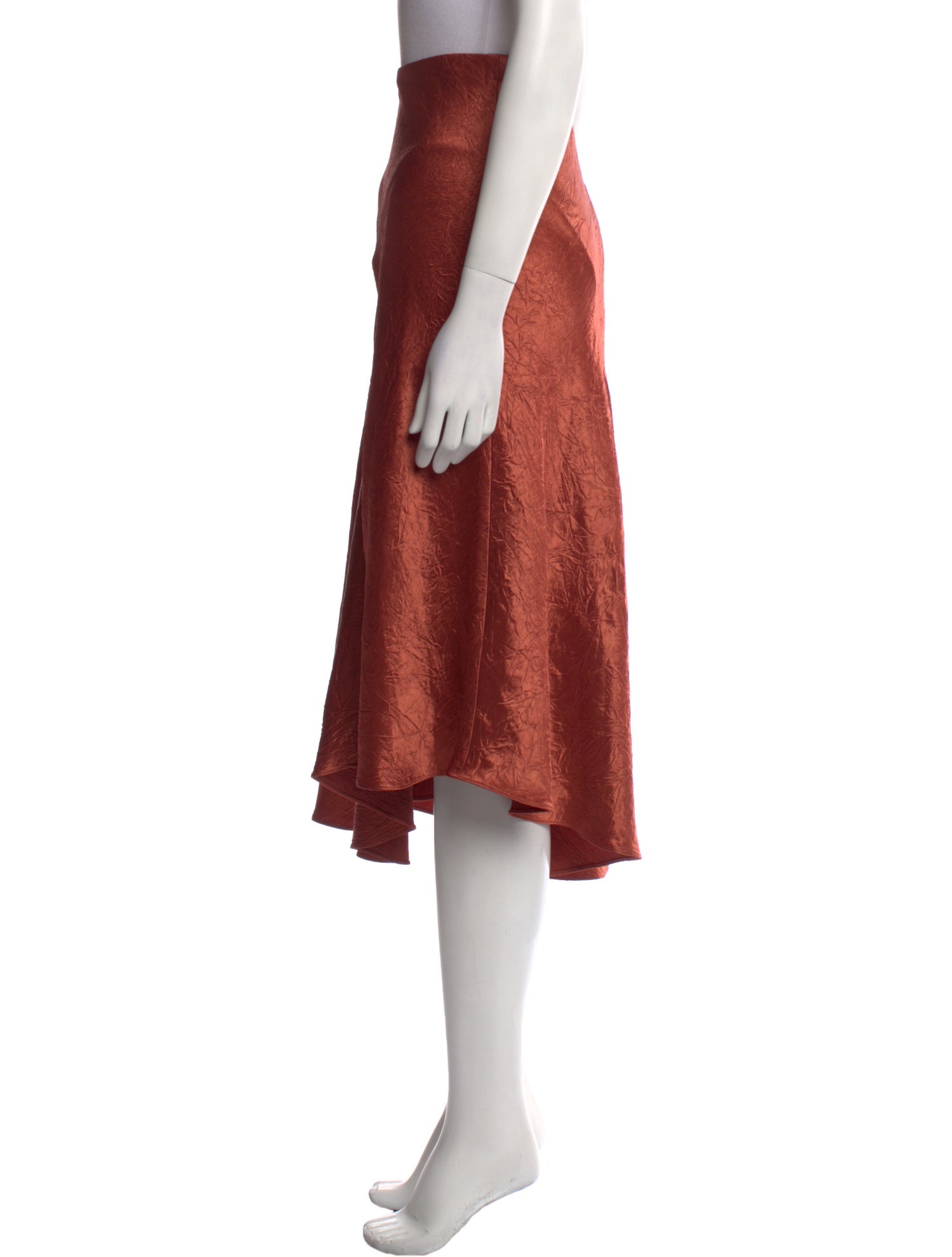 Vince Embroidered Accent Knee-Length Skirt