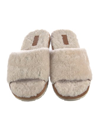 Vince Lambswool Slides