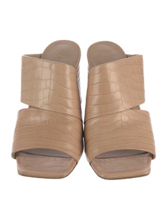 Vince Leather Slides