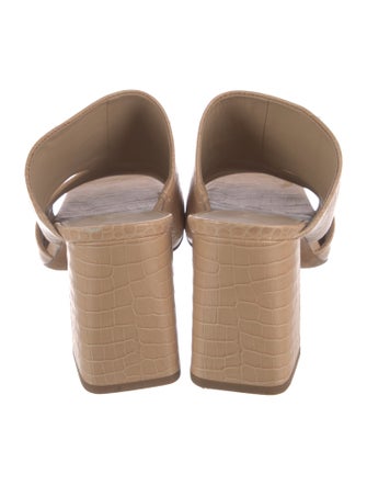 Vince Leather Slides