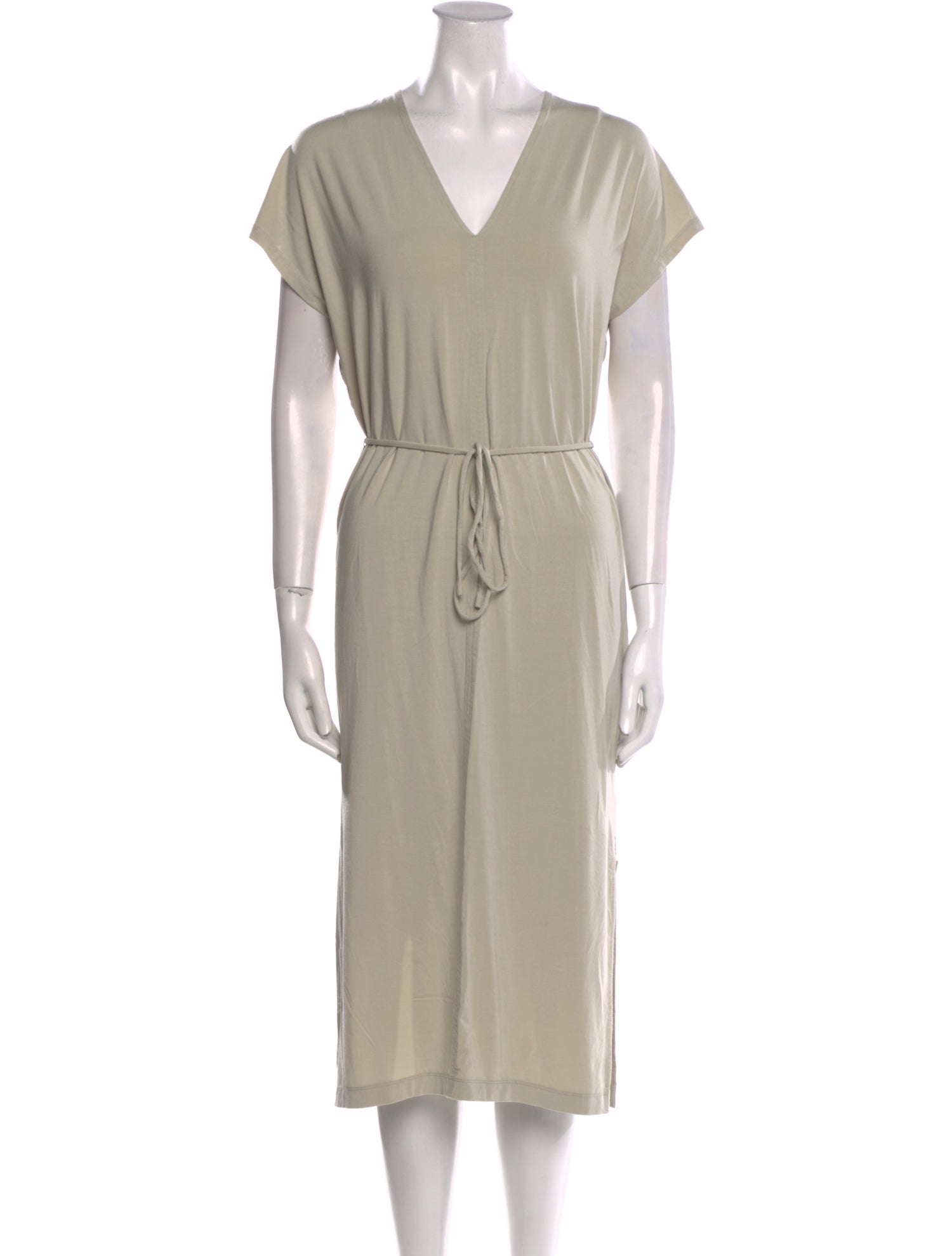 Vince V-Neck Midi Length Dress