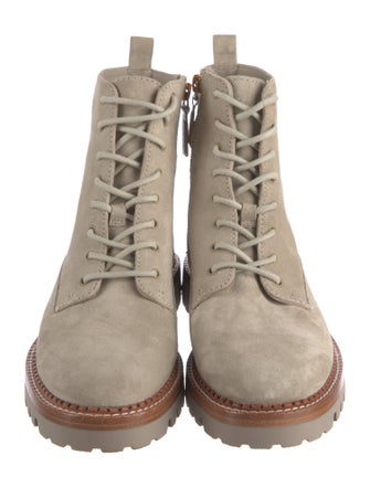 Vince Suede Combat Boots