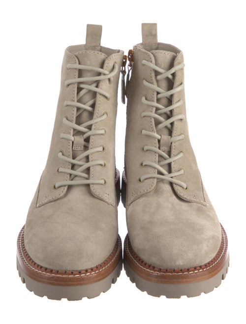 Vince Suede Combat Boots