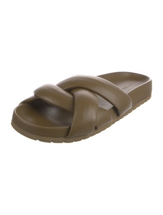 Vince Leather Slides