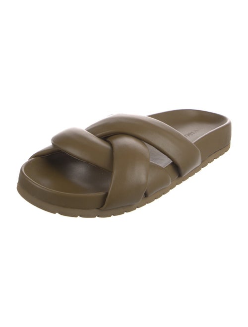 Vince Leather Slides