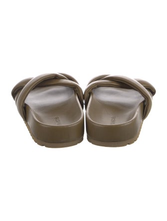 Vince Leather Slides