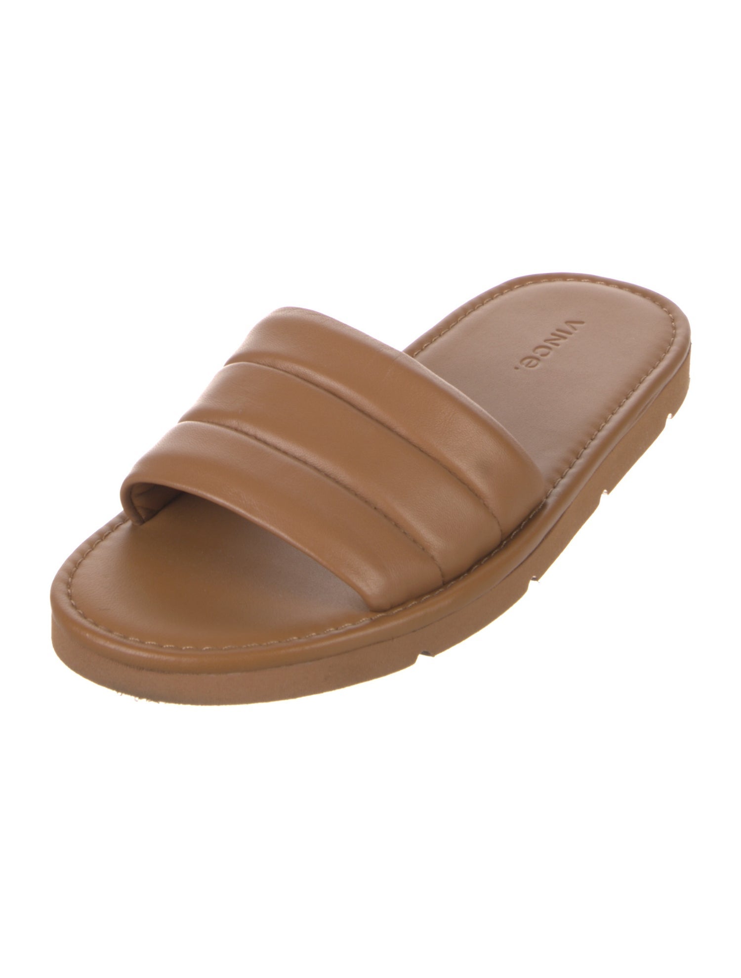 Vince Leather Slides