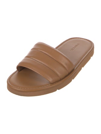 Vince Leather Slides