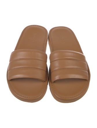Vince Leather Slides
