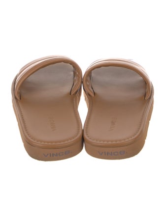 Vince Leather Slides