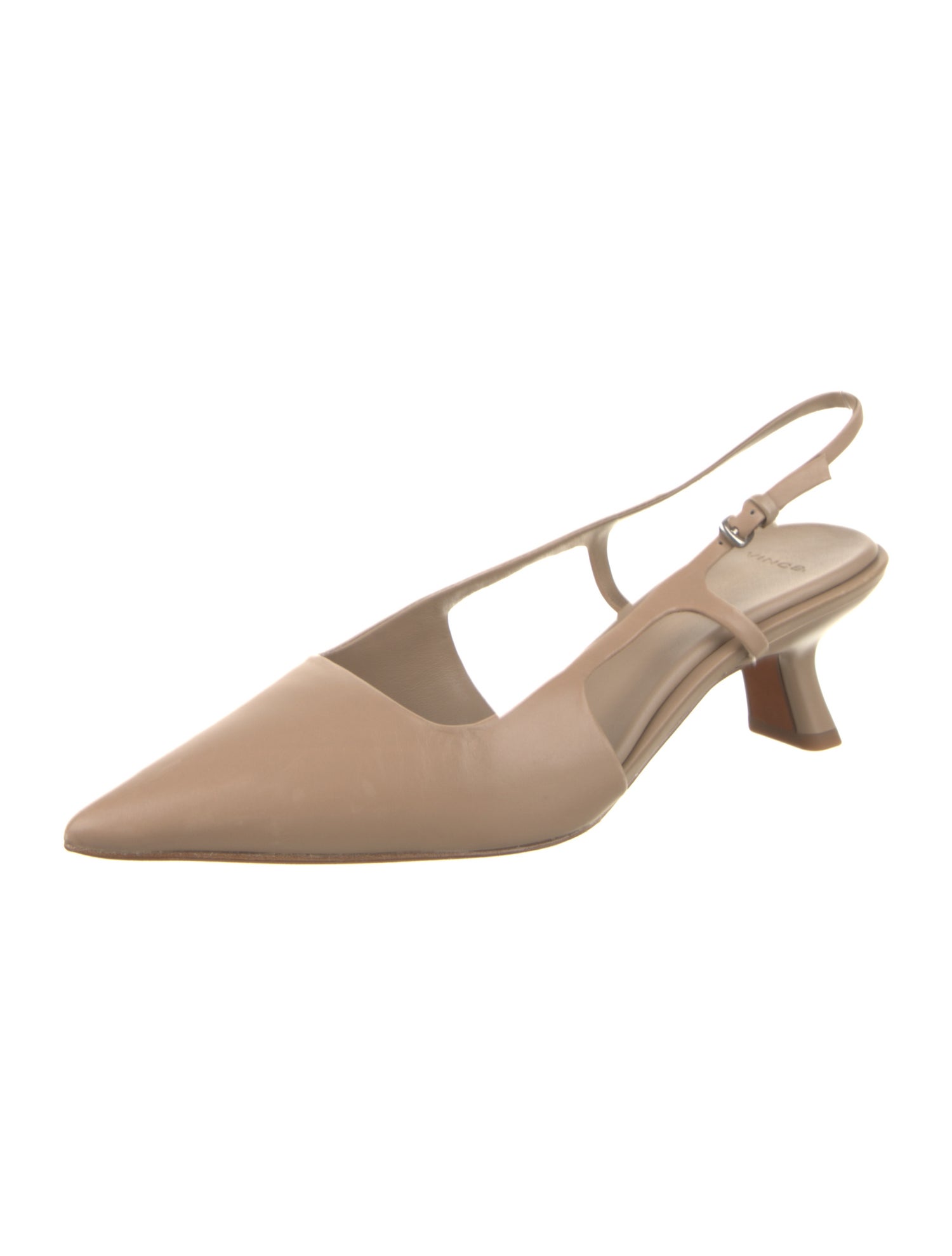 Vince Leather Slingback Pumps