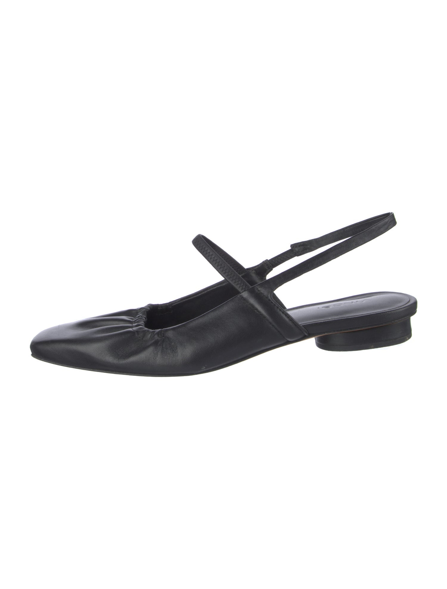 Vince Leather Mary Jane Flats