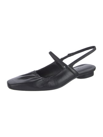 Vince Leather Mary Jane Flats