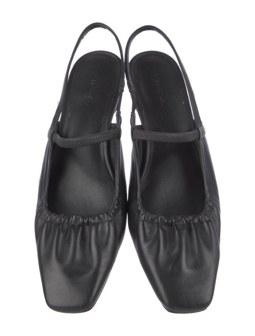 Vince Leather Mary Jane Flats
