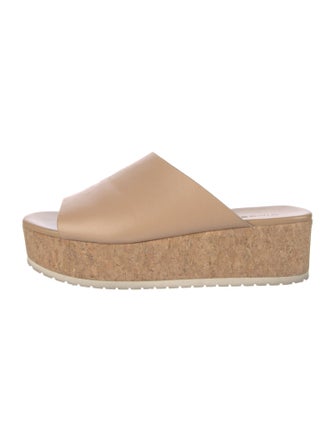 Vince Leather Slides